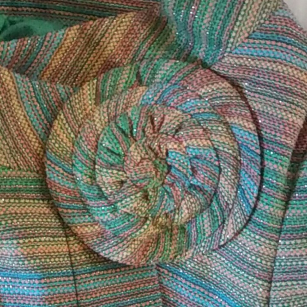 Zara Basic Pinstripe One Button Jacket Size S - image 6